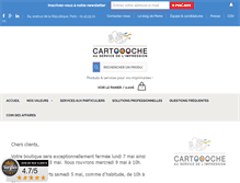 Tablet Screenshot of cartoooche.fr